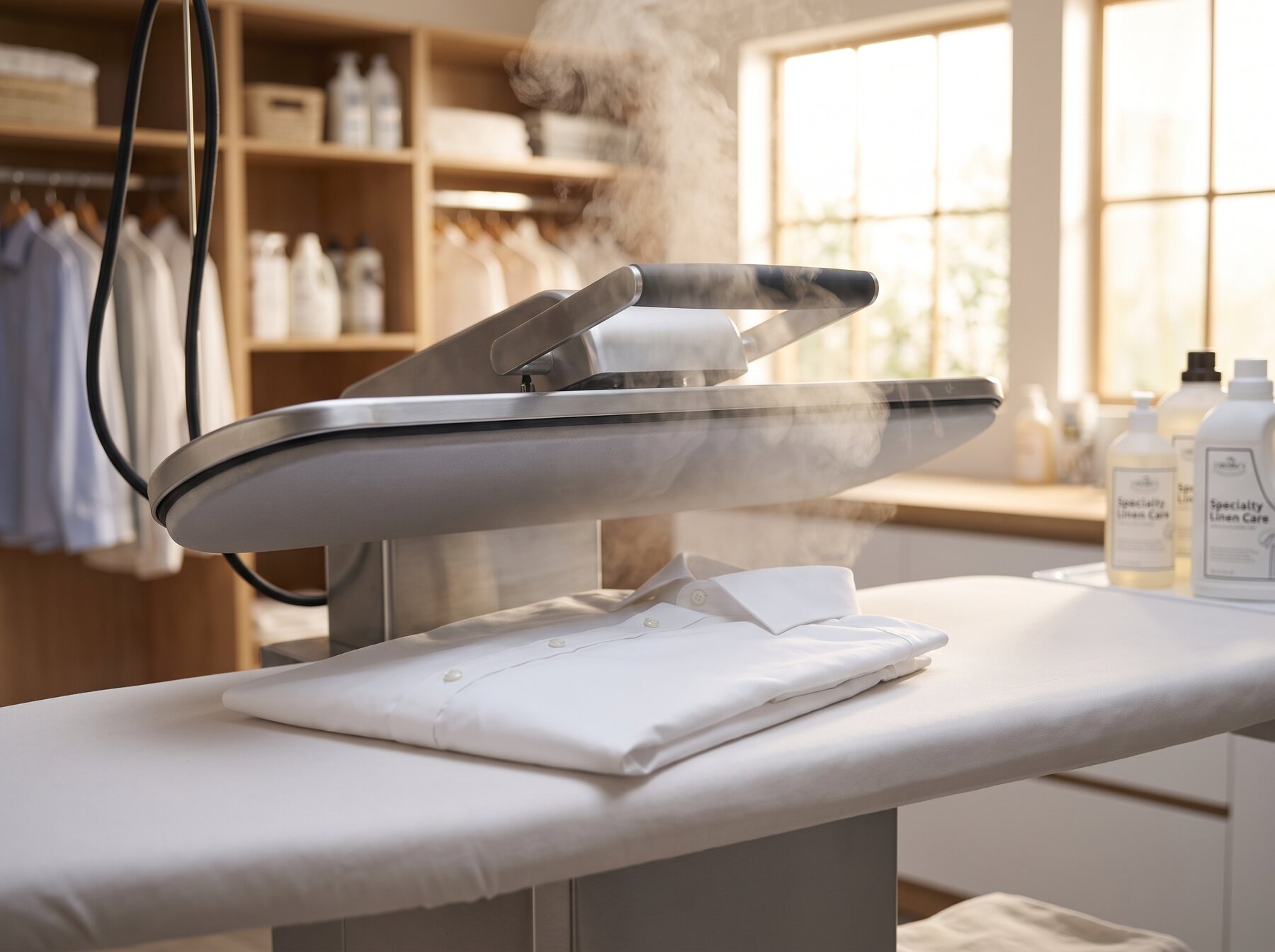 In-house restorative dry cleaning plant